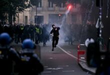 France Imposes Curfews Amid Widespread Protests and Arrests /France protests , curfew , student unrest , government response , Macron