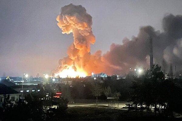 Russia Claims Strike on Military Cargo Ship Bound for Ukraine /Russia , Ukraine , military cargo , drone strike , Odesa