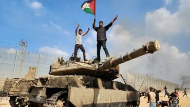 Hamas Spokesperson Abu Obeida Hails Al-Aqsa Storm Operation as Military Masterpiece /Hamas , Al-Qassam Brigades , Abu Obeida , Al-Aqsa Storm , Palestinian resistance