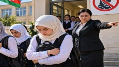 Azerbaijan Schools See Protests Over Hijab Ban Amidst Teacher Dismissal and Journalist Hunger Strike /Azerbaijan , hijab ban , school protests , teacher dismissal , journalist hunger strike