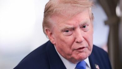 Trump Reiterates Claims of Iranian Naval Blockade, Nuclear Ambitions /Donald Trump , Iran nuclear program , U.S. Navy , Strait of Hormuz , international relations