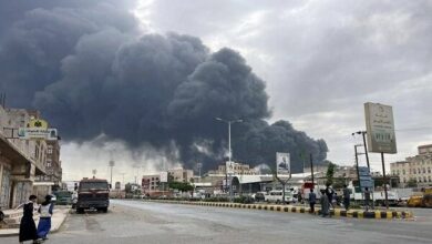 Saudi Arabia Strikes Yemen Oil Company in Sanaa /Yemen , Saudi Arabia , Sanaa , airstrike , oil company