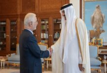 Iranian Interior Minister Consults with Emir of Qatar in Doha on Regional Security /Iran , Qatar , Sheikh Tamim bin Hamad Al Thani , Esfandiar Momeni , regional security