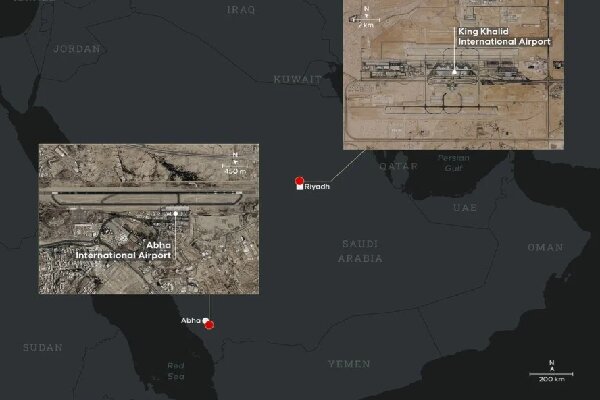 Yemeni Forces Strike Riyadh Airport, Damaging Aircraft, Say Sources /Yemen , Saudi Arabia , Riyadh , King Khalid International Airport , Missile Attack