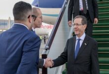 Israeli President Herzog Arrives in Azerbaijan for Political Visit /Isaac Herzog , Azerbaijan , Israel , Ilham Aliyev , CICA