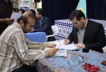 بررسی مشکلات بیش از 100 نفر از شهروندان در میز ارتباطات مردمی دشتی