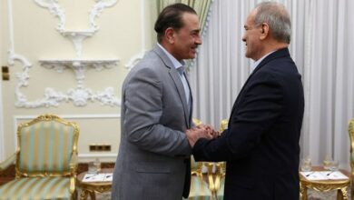 دیدار فرمانده ارتش و وزیر کشور پاکستان با رئیس‌جمهور