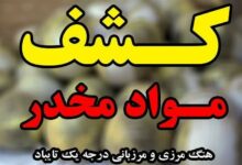 کشف 3050 گرم مواد مخدر تریاک در هنگ مرزی تایباد