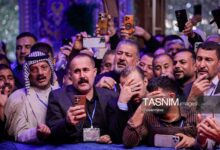 بدرقه موکب داران عراقی در مشهد مقدس