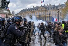پلیس فرانسه تجمعها و راهپیماییها را در چند منطقه این شهر ممنوع کرد