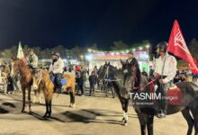 از ضرب مرشد تا تاخت اسبها؛ بیرجند صحنه شورآفرینی ورزشکاران شد+ تصویر
