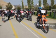 رژه اقتدار «جان‌فدایان ورزشکار» در کردستان+فیلم