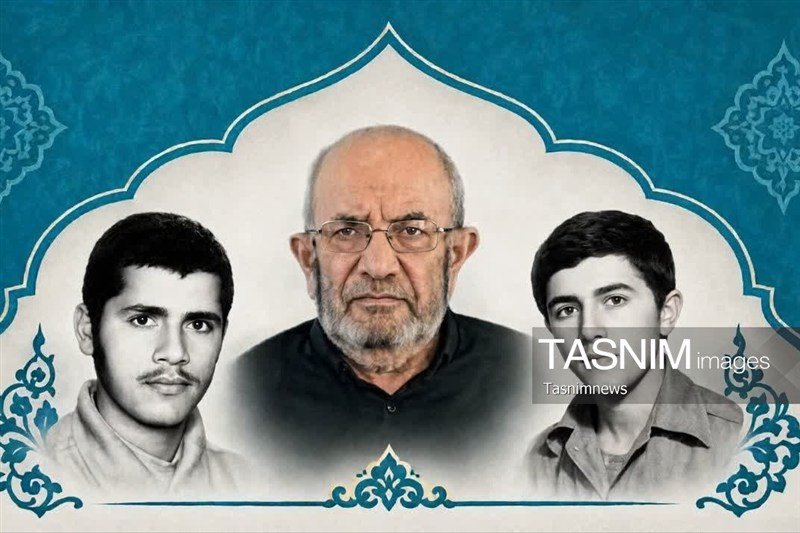 پدر شهیدان نقدی به فرزندان شهیدش پیوست