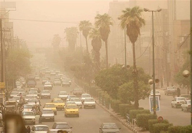 هشدار نارنجی گرد و خاک در مناطق مختلف خوزستان