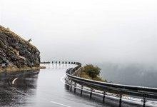 بارش پراکنده باران در محورهای مواصلاتی استان زنجان