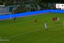 محمدمهدی محبی، گل اول پرسپولیس برابر نساجی را به ثمر رساند