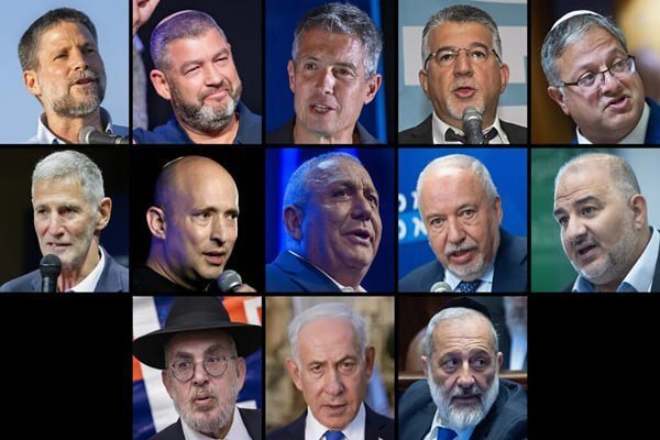 نتایج اولیه انتخابات پارلمانی اسرائیل؛ هیچ جریانی به اکثریت نرسید