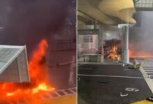 انفجار خودرو در گذرگاه مرزی بین آمریکا و کانادا