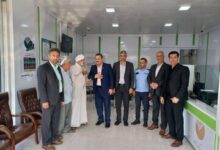حضور مدیرکل پست بانک خوزستان در شهرستان شوش
