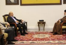 دیدار سیدحسن نصرالله با رهبران حماس