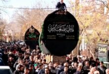 آئین سنتی نخل گردانی در نراق برگزار شد