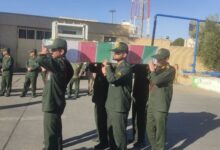 استقبال از پیکر مطهر 9 شهید گمنام در زاهدان