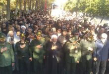 بدرقه باشکوه قهرمانان بهشتی توسط مردم شیراز