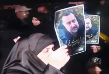 تجمع شبانه مردم عزادار سمنان در پی شهادت سردار موسوی‌چاشمی