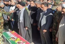 تشییع پیکر شهید «رضا حسینعلی» در رفسنجان