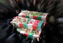 تشییع پیکرهای مطهر ۲ شهید گمنام در مازندران