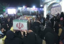 تشییع ۵ لاله فاطمی در شهر گلها+فیلم