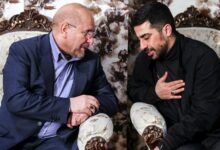 حضور رئیس مجلس در منزل سردار شهید سید رضی موسوی