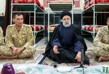 حضور شب یلدایی رئیس‌جمهور در کنار سربازان
