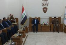 دیدار رئیس دانشگاه عالی دفاع ملی با رئیس ستاد فرماندهی مرزبانی کشور عراق