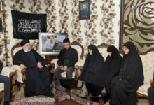 دیدار رئیسی با خانواده سردار شهید سید رضی موسوی