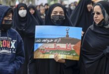 راهپیمایی اهوازیها در حمایت از مردم غزه