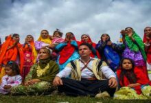 رنگارنگی لباس زنان بختیاری الهام گرفته از طبیعت زیبا