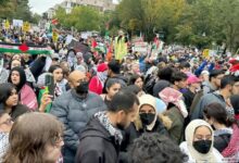 رونق چشمگیر فروش چفیه فلسطینی در آمریکا