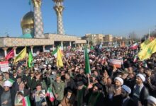 شعار ۹ دی مردم همدان؛ ملت ما بیدار است، از فتنهگر بیزار است