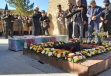 شهید گمنام با لالایی جانسوز مادر شهید جاویدالاثر در کرمان آرام گرفت