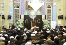 مراسم ترحیم همسر آیت‌الله وحید خراسانی در قم برگزار شد