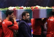 مهمان ویژه و خاص مسابقات کشتی آزاد انتخابی تیم ملی + عکس