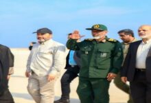 وزیر کشور وارد جزیره تنب بزرگ شد
