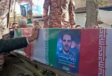 پیکر مطهر شهید «محمدعلی عطایی شورچه» بر روی دستان مردم کنگاور تشییع شد