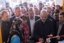 کلنگزنی مجتمع آموزشی شهدا هسته ای در « آبدانان » با حضور وزیر کشور