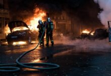 آشوب سال نو در فرانسه؛ بازداشت ۳۸۰ نفر و سوختن ۷۵۰ خودرو