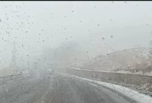 ارتفاعات تهران برفی می‌شود