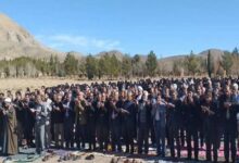اقامه نماز باران در کوهبنان