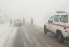 امدادرسانی به ۵۶ نفر گرفتار شده در برف و کولاک جاده تکاب-شاهیندژ