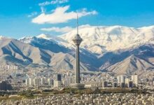 باران غبار تهران را شست